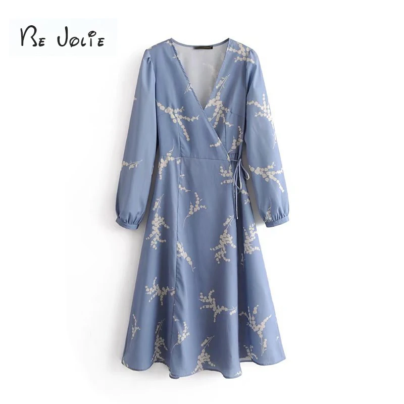 JuneLove 2018 summer women floral print lantern sleeve dress vintage elegant mid calf a line dress v-neck split female dress
JuneLove 2018 summer women floral print lantern sleeve dress vintage elegant mid calf a line dress v-neck split female dress