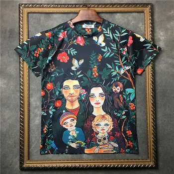 New Novelty 2019 Men gentleman Pastoral monkey family T Shirts T-Shirt Hip Hop Skateboard Street Cotton T-Shirts Tee Top #F89
New Novelty 2019 Men gentleman Pastoral monkey family T Shirts T-Shirt Hip Hop Skateboard Street Cotton T-Shirts Tee Top #F89