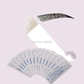 500PCS 14 PiN needle blade permanent makeup Eyebrow tattoo High Low arc blades needles for manual pen microblading circular arc
500PCS 14 PiN needle blade permanent makeup Eyebrow tattoo High Low arc blades needles for manual pen microblading circular arc