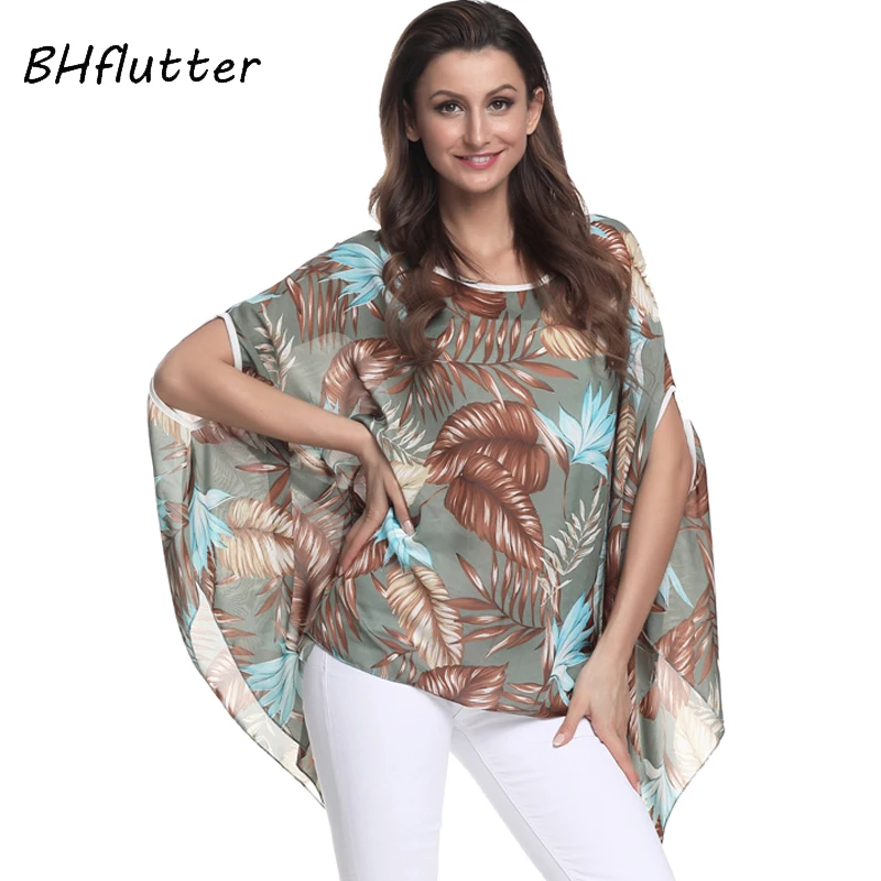 BHflutter 4XL 5XL 6XL Plus Size Women Blouses 2018 Batwing Floral Print Summer Tops Boho Casual Chiffon Blouse Blusas Femininas
BHflutter 4XL 5XL 6XL Plus Size Women Blouses 2018 Batwing Floral Print Summer Tops Boho Casual Chiffon Blouse Blusas Femininas