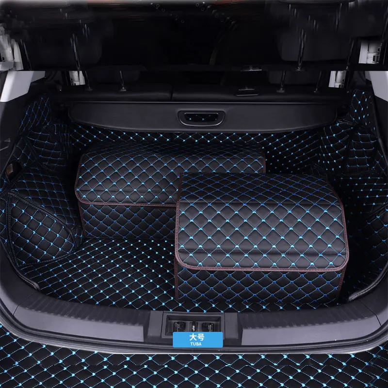 Car Trunk Organizer Box Storage Bag Auto Trash Tool Bag PU Leather Folding Large Cargo Storage Stowing Tidying Car Accessories
Car Trunk Organizer Box Storage Bag Auto Trash Tool Bag PU Leather Folding Large Cargo Storage Stowing Tidying Car Accessories