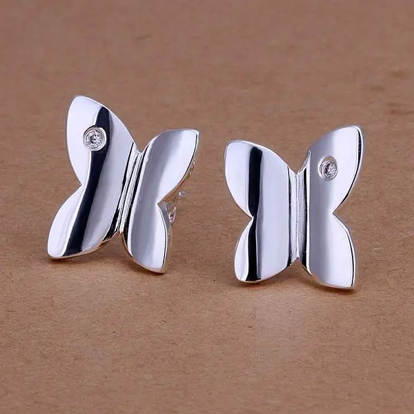 Wholesale High Quality Jewelry 925 jewelry silver plated Butterfly With Stone Earrings for Women best gift SMTE251
Wholesale High Quality Jewelry 925 jewelry silver plated Butterfly With Stone Earrings for Women best gift SMTE251