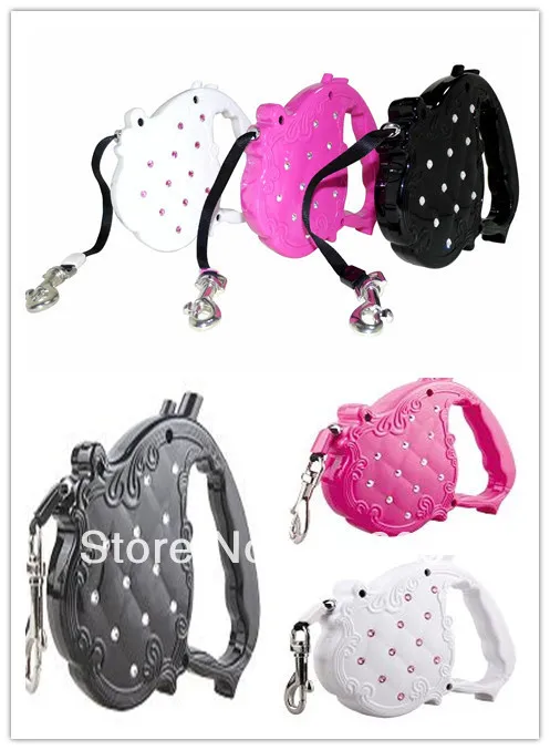 Free shipping New design high quality Rhinestone Retractable Dog Leash brand pet lead Stretchable 3meters 5pcs/lot
Free shipping New design high quality Rhinestone Retractable Dog Leash brand pet lead Stretchable 3meters 5pcs/lot
