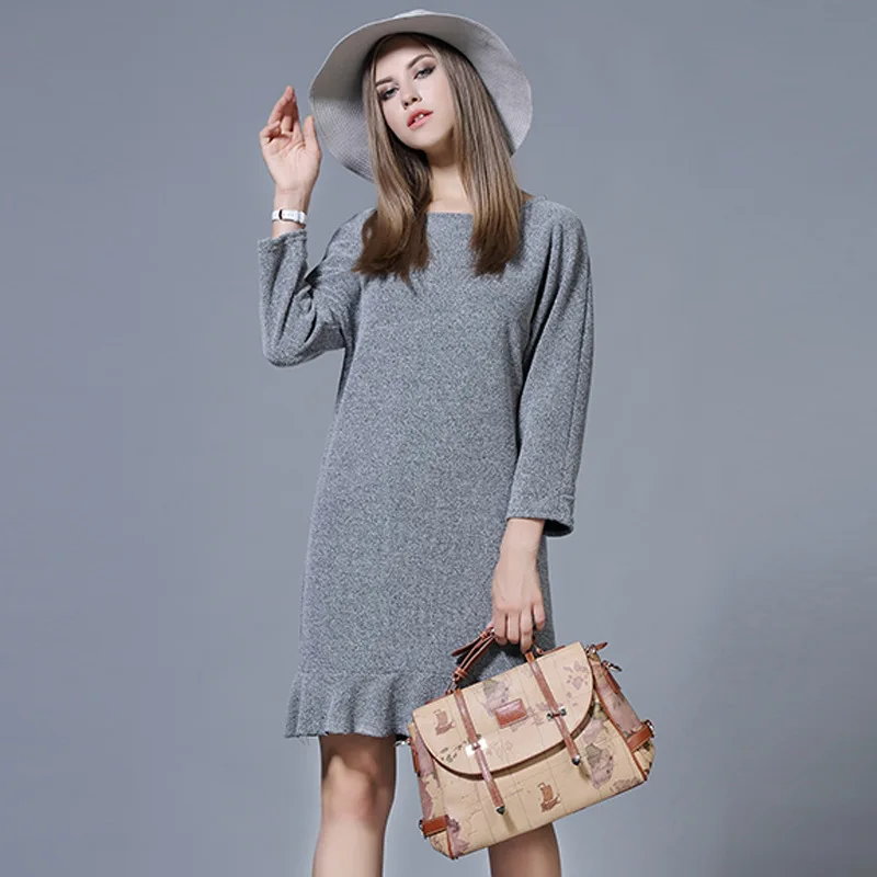 European style Dress autumn and winter new loose thin fishtail Dresses manufacturers really making primer Dresses
European style Dress autumn and winter new loose thin fishtail Dresses manufacturers really making primer Dresses