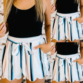New Hirigin Womens Ladies High Waist Summer Short Casual Floral Striped Bandage Pockets Beach Hot Shorts
New Hirigin Womens Ladies High Waist Summer Short Casual Floral Striped Bandage Pockets Beach Hot Shorts