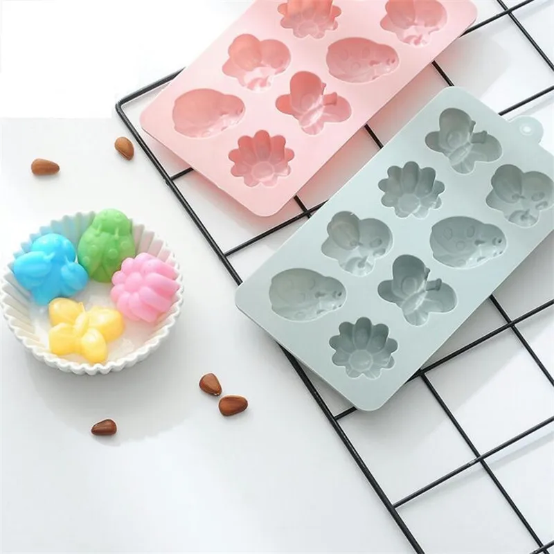 Small insect flower silicone cake mold soap chocolate making mold ice grid DIY baking mold ice cube mold Baby map DIY mould
Small insect flower silicone cake mold soap chocolate making mold ice grid DIY baking mold ice cube mold Baby map DIY mould