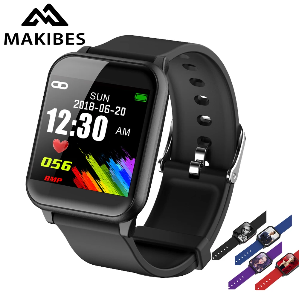 Makibes B02 Smart Band Blood Pressure Wristband 1.3" IPS GLASS Screen Fitness Tracker Bracelet IP67 Waterproof Sport Smart Watch
Makibes B02 Smart Band Blood Pressure Wristband 1.3" IPS GLASS Screen Fitness Tracker Bracelet IP67 Waterproof Sport Smart Watch