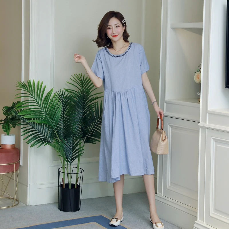 8229# Quality Summer Casual Cotton Maternity Long Dress Loose Clothes for Pregnant Women Pregnancy Work Clothing Drop Shipping
8229# Quality Summer Casual Cotton Maternity Long Dress Loose Clothes for Pregnant Women Pregnancy Work Clothing Drop Shipping