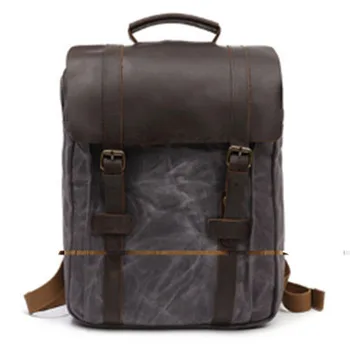 New Brand Men Canvas Backpack College Student School Bags for Teenagers Vintage Mochila Casual Rucksack Travel Daypack grey/gray
New Brand Men Canvas Backpack College Student School Bags for Teenagers Vintage Mochila Casual Rucksack Travel Daypack grey/gray