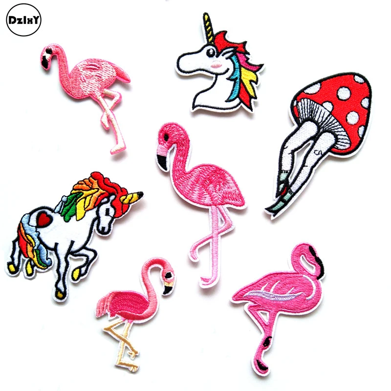 1 PCS Flamingo parches Embroidered Iron on Patches for Clothing DIY Stripes Clothes Unicorn Stickers Custom Badges @M
1 PCS Flamingo parches Embroidered Iron on Patches for Clothing DIY Stripes Clothes Unicorn Stickers Custom Badges @M