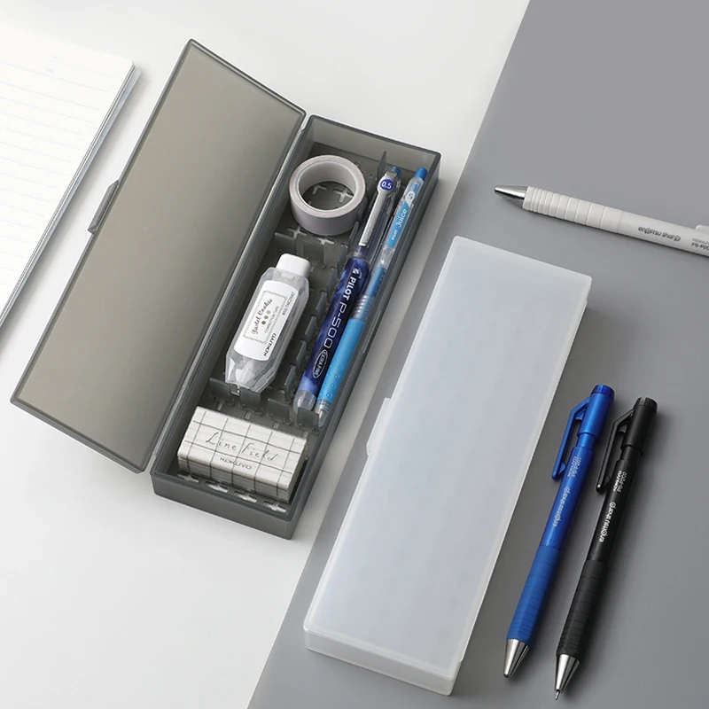 JIANWU 1pc KOKUYO High quality transparent Pencil Case PP Black white segregation pencil box creative School Supplies kawaii
JIANWU 1pc KOKUYO High quality transparent Pencil Case PP Black white segregation pencil box creative School Supplies kawaii