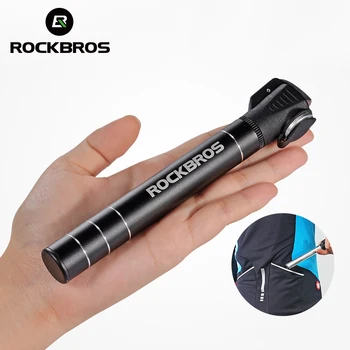 ROCKBROS Mini Bicycle Pumps Portable MTB Bike Aluminum Alloy Cycling Bike Pump Fit Presta & Schrader Valve Bicycle Accessories
ROCKBROS Mini Bicycle Pumps Portable MTB Bike Aluminum Alloy Cycling Bike Pump Fit Presta & Schrader Valve Bicycle Accessories