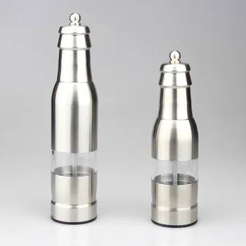 Beer Bottle Shape Hand Driven Pepper Mill,Stainless Steel Case Manual Salt Grinder,Food Safe Ceramic Burr,Home Decoration
Beer Bottle Shape Hand Driven Pepper Mill,Stainless Steel Case Manual Salt Grinder,Food Safe Ceramic Burr,Home Decoration