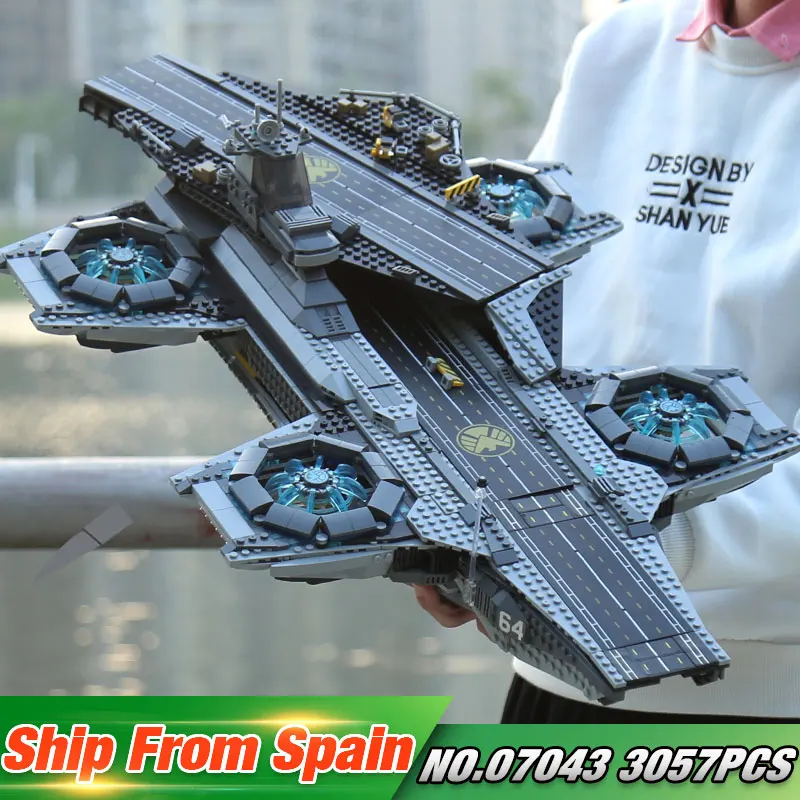 DHL 07043 Super Heroes Toys The Legoings 76042 Shield Helicarrier Set Building Blocks Bricks Assembly Kids Toys Christmas Gift
DHL 07043 Super Heroes Toys The Legoings 76042 Shield Helicarrier Set Building Blocks Bricks Assembly Kids Toys Christmas Gift
