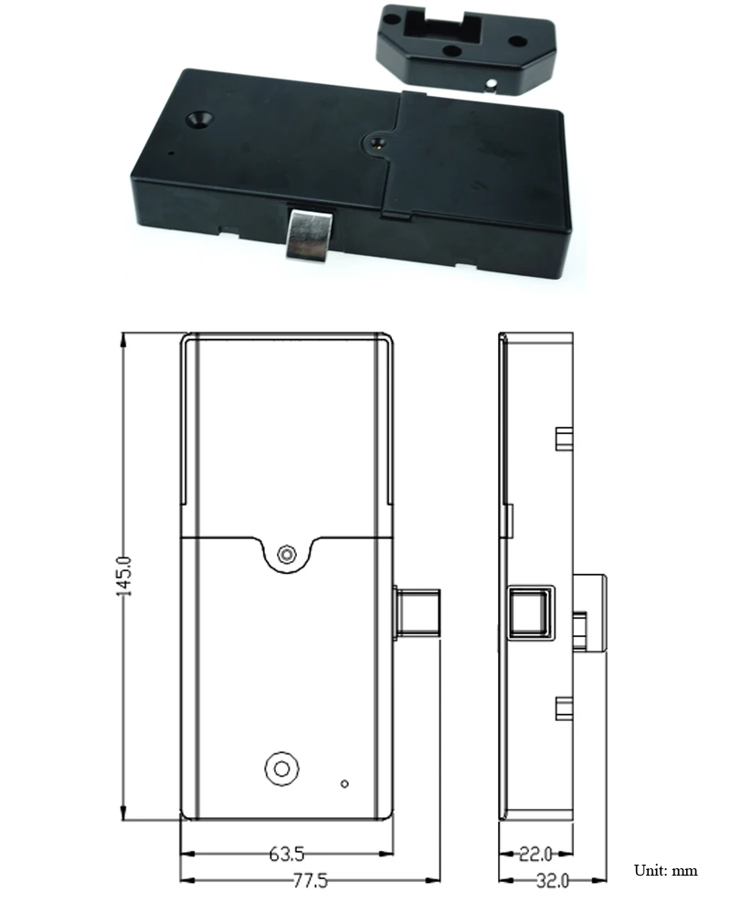 ZAG126 Electronic Smart Keyless Locker RFID Card Digital Password Lock Cabinet 