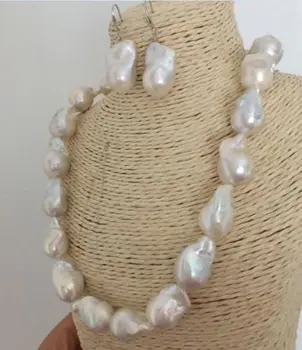 huge set of 20-25mm south sea white boque pearl necklace &earring 925silver
huge set of 20-25mm south sea white boque pearl necklace &earring 925silver