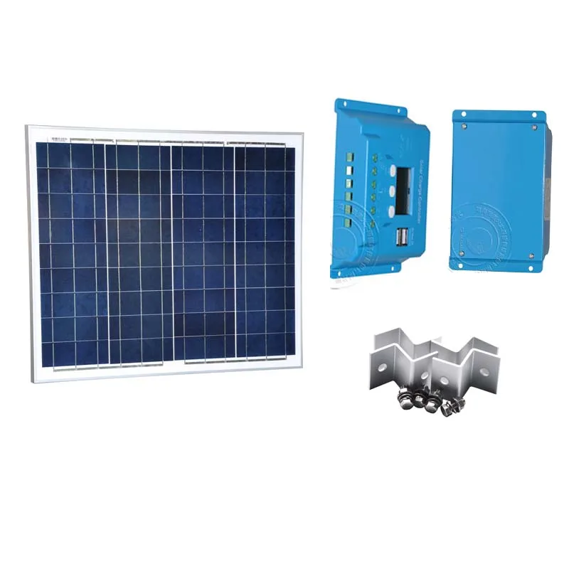 Solar Panel Kit 12v 50w Solar LCD Display Controller 12v/24v 10A Z Bracket Solar Home System Caravan Camping Caravana Motorhome
Solar Panel Kit 12v 50w Solar LCD Display Controller 12v/24v 10A Z Bracket Solar Home System Caravan Camping Caravana Motorhome