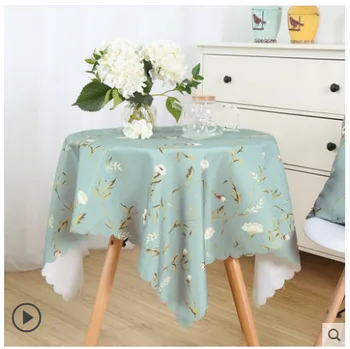 Pastoral Style Blue Flower Round Table Cloth Cotton Kitchen Tablecloth Oilproof Decorative Elegant Waterproof Fabric Table Cover
Pastoral Style Blue Flower Round Table Cloth Cotton Kitchen Tablecloth Oilproof Decorative Elegant Waterproof Fabric Table Cover