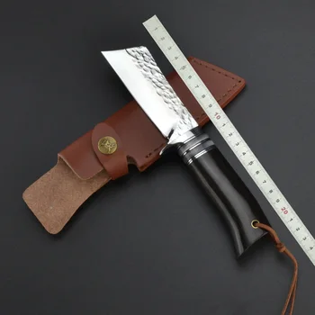 Custom Handmade Forge 7cr17 Fixed Blade Hunting survival sharp blade Knife with wood and resin handle leather sheath
Custom Handmade Forge 7cr17 Fixed Blade Hunting survival sharp blade Knife with wood and resin handle leather sheath