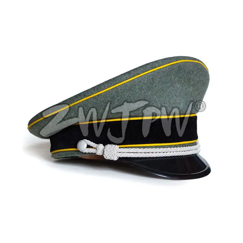 WW2 WWII GERMAN ELITE OFFICER HAT WOOL VISOR CRUSHER CAP YELLOW PIPE -SIZE 57 58 59 60 cm
WW2 WWII GERMAN ELITE OFFICER HAT WOOL VISOR CRUSHER CAP YELLOW PIPE -SIZE 57 58 59 60 cm