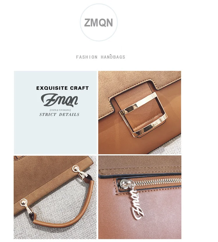 ZMQN femmes Sac Vintage sacs à bandoulière 2019 boucle PU cuir sacs à main bandoulière sacs pour femmes célèbre marque printemps Sac Femme C219 ZMQN femmes Sac Vintage sacs à bandoulière 2019 boucle PU cuir sacs à main bandoulière sacs pour femmes célèbre marque printemps Sac Femme C219