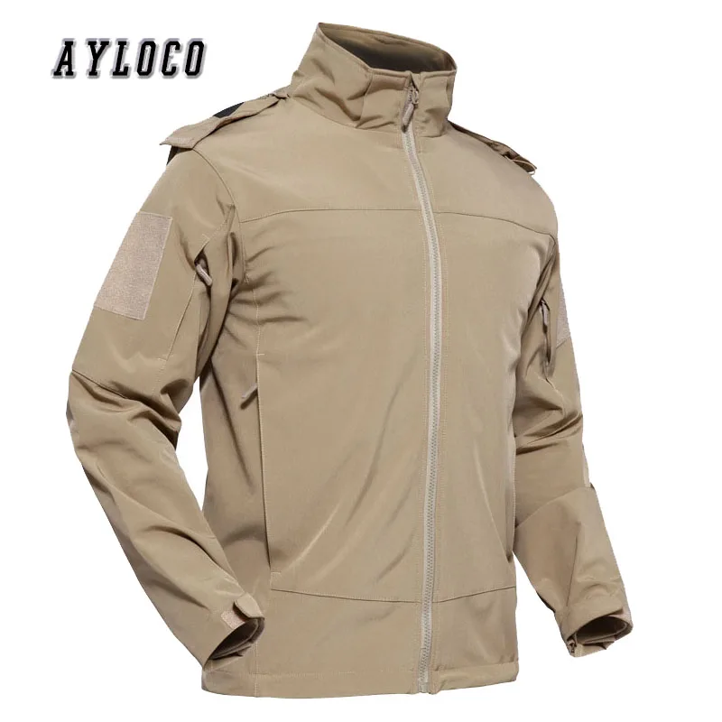 Tactical Thicken Fleece Soft Shell Jacket Men Waterproof Hooded Mens Jacket Coat Winter Military Jacket Windbreakers
Tactical Thicken Fleece Soft Shell Jacket Men Waterproof Hooded Mens Jacket Coat Winter Military Jacket Windbreakers