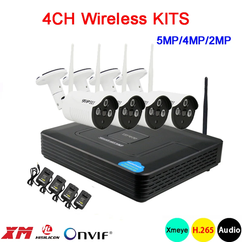 5mp/4mp/3mp/2mp Hi3516C Three array Infrared ICsee Waterproof IP66 H.265+ 25fps 4CH 4 Channel Onvif WIFI Wireless IP Camera kits 
5mp/4mp/3mp/2mp Hi3516C Three array Infrared ICsee Waterproof IP66 H.265+ 25fps 4CH 4 Channel Onvif WIFI Wireless IP Camera kits