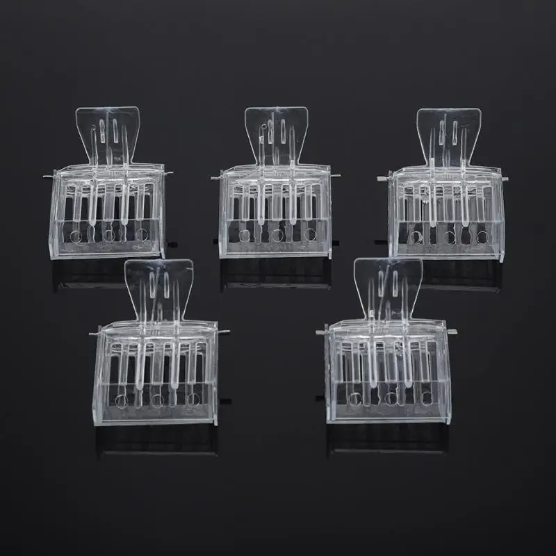 TOPINCN 5 PCS Plastic Catcher Bee Cage Clip Queen Bees Beekeeping Tool Transparent Honeybee Catching Clamps Beekeeper Device
TOPINCN 5 PCS Plastic Catcher Bee Cage Clip Queen Bees Beekeeping Tool Transparent Honeybee Catching Clamps Beekeeper Device