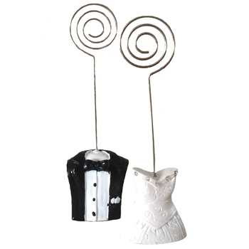 Bride Groom Place Card Holder Wedding Party Table Decoration
Bride Groom Place Card Holder Wedding Party Table Decoration