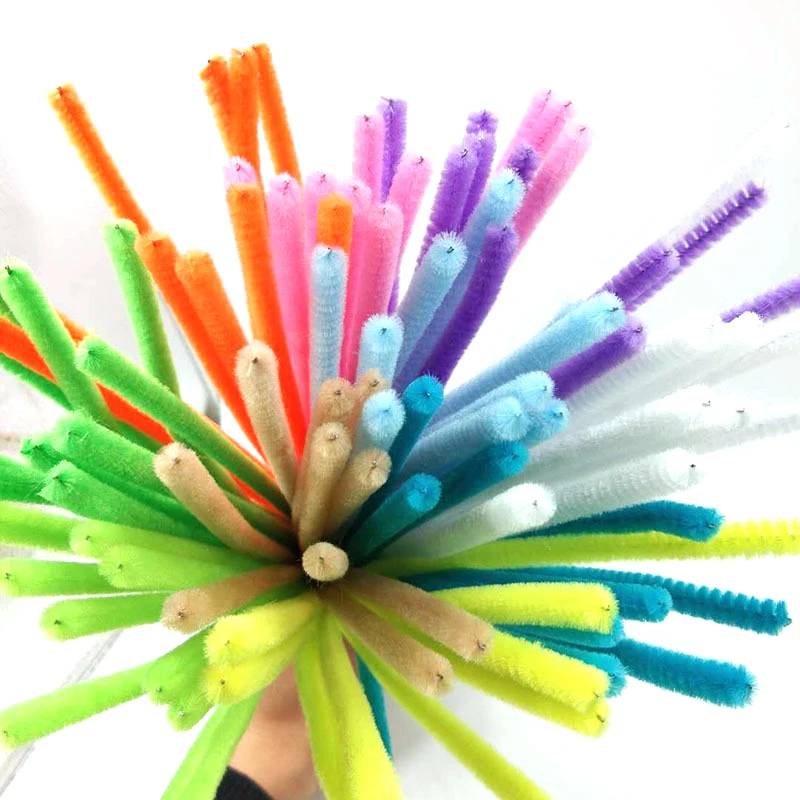 Description Picture 6 of item100pcs 30cm Chenille Stems Pipe Cleaners Children Educational Toys Handmade Colorful Chenille Stems Pipe for DIY Craft Supplies