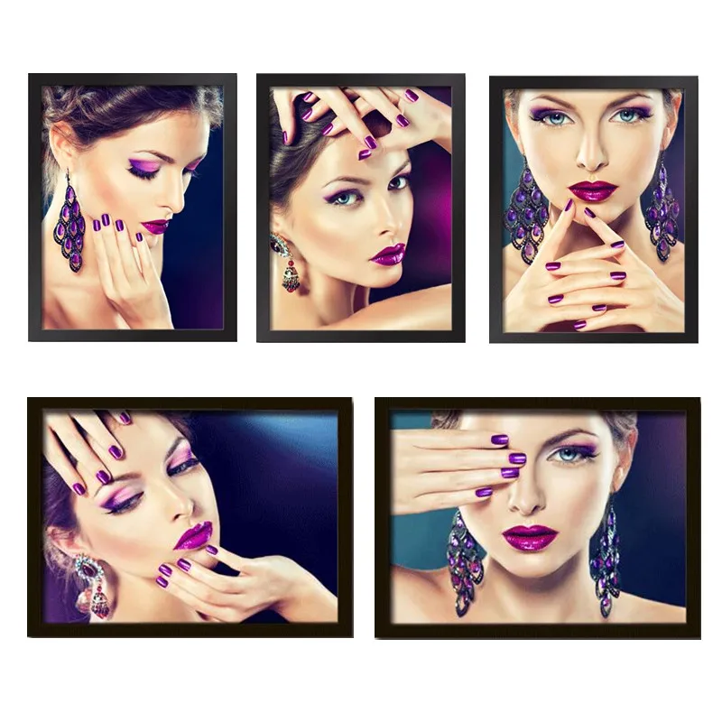 Modern Fashion Women Beauty nail makeups Art Canvas Prints and Posters wall painting for Beauty shop Home Decor no frame DP0212
Modern Fashion Women Beauty nail makeups Art Canvas Prints and Posters wall painting for Beauty shop Home Decor no frame DP0212