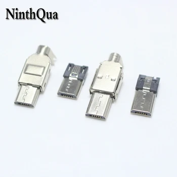 5set Micro USB 5PIN Welding Type Male Plug Connector Charger 5P USB Tail Charging jack 4 in 1 Metal Parts
5set Micro USB 5PIN Welding Type Male Plug Connector Charger 5P USB Tail Charging jack 4 in 1 Metal Parts
