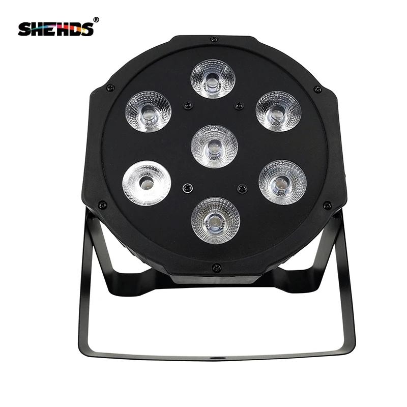 LED Par RGBW Light 7 LEDs 4in1 DMX512 Thin Wash Stage Light Flat Can Mixing Color Projector for Anniversary
LED Par RGBW Light 7 LEDs 4in1 DMX512 Thin Wash Stage Light Flat Can Mixing Color Projector for Anniversary