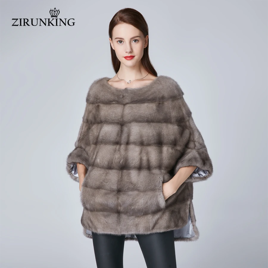 ZIRUNKING Women Batwing Sleeve Real Mink Fur Coat Lady Fashion Fur Jacket Outerwear Female Natural Mink Fur Overcoats ZC1867
ZIRUNKING Women Batwing Sleeve Real Mink Fur Coat Lady Fashion Fur Jacket Outerwear Female Natural Mink Fur Overcoats ZC1867