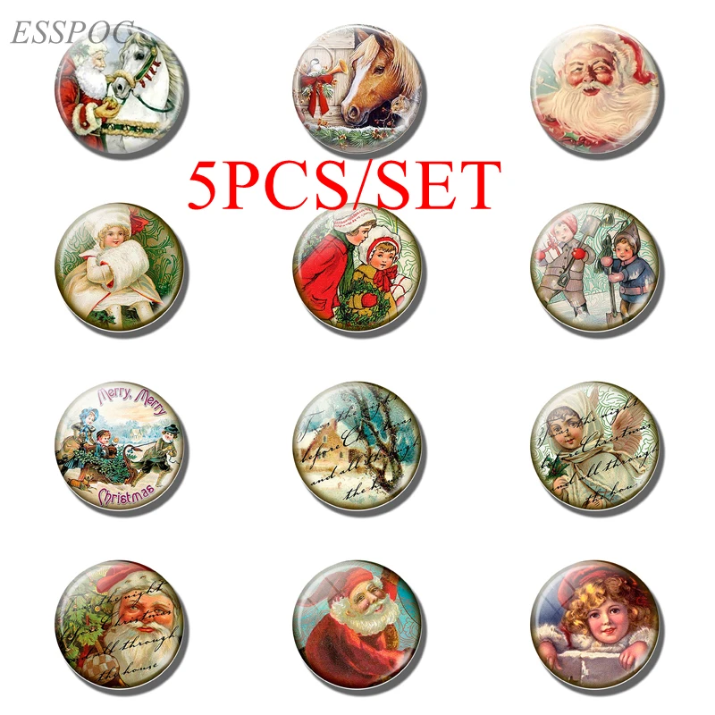 5PCS/SET Fashion Christmas Jewelry Folk Art Snow Angel Girl Horse 25mm Glass Cabochon Dome Santa Holiday Reindeer Christmas Gift
5PCS/SET Fashion Christmas Jewelry Folk Art Snow Angel Girl Horse 25mm Glass Cabochon Dome Santa Holiday Reindeer Christmas Gift