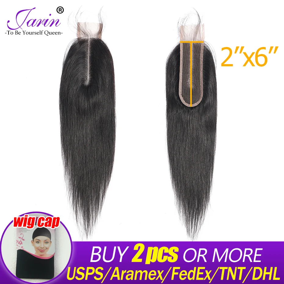 Jarin Human Hair Closure 2x6 Inches Malaysia Straight Hair Middle Part Closure 100% Remy Hair Swiss Lace Hairline Natural Black
Jarin Human Hair Closure 2x6 Inches Malaysia Straight Hair Middle Part Closure 100% Remy Hair Swiss Lace Hairline Natural Black