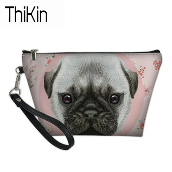THIKIN Cosmetic Bags & Cases for Girls Makeup Functional Bag 3D Pug Puppy Prints Makeup Case Toiletry Bag Travel Cosmetic Bag
THIKIN Cosmetic Bags & Cases for Girls Makeup Functional Bag 3D Pug Puppy Prints Makeup Case Toiletry Bag Travel Cosmetic Bag