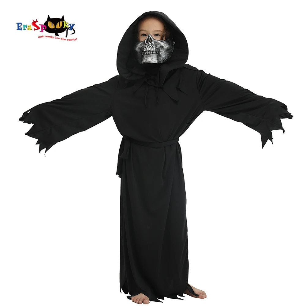 Eraspooky Carnival Party Child Black Hell Demon Halloween Costume For Kids Scary Devil Boys Girls Ghost Killer Cosplay Robe Mask
Eraspooky Carnival Party Child Black Hell Demon Halloween Costume For Kids Scary Devil Boys Girls Ghost Killer Cosplay Robe Mask