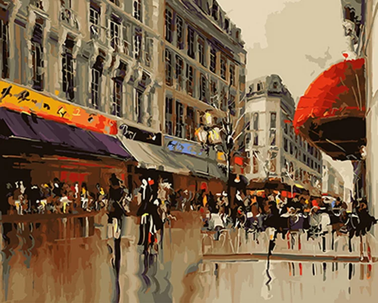 Frameless picture oil painting by numbers wall decor diy painting on canvas for home decor 4050 street in rain
Frameless picture oil painting by numbers wall decor diy painting on canvas for home decor 4050 street in rain