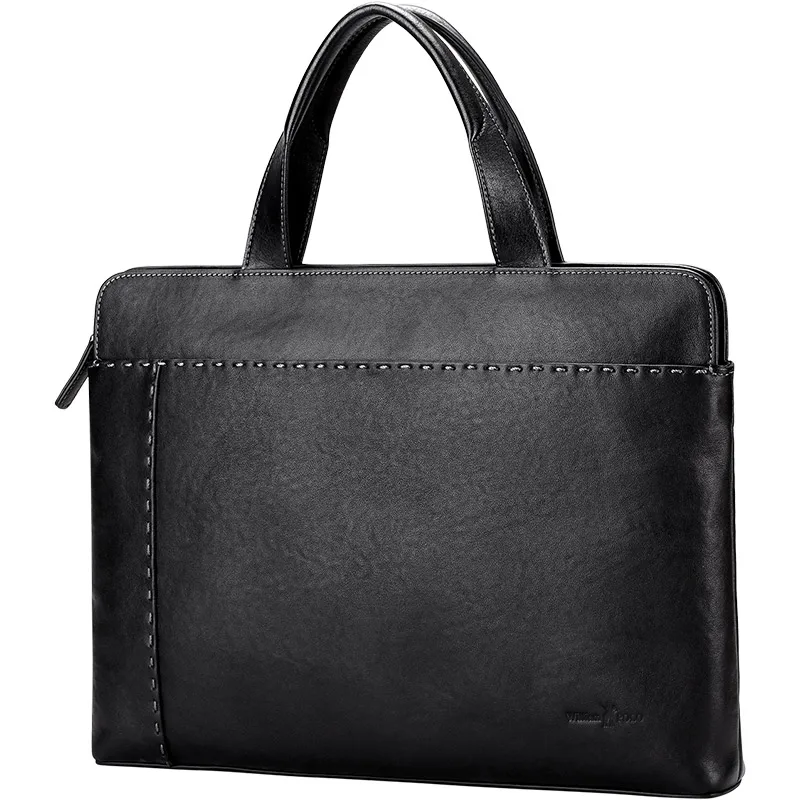 Williampolo men's handbag cross section business casual briefcase first layer cowhide bag
Williampolo men's handbag cross section business casual briefcase first layer cowhide bag