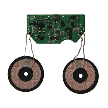 1Set/lot Double charge fast wireless charger module launch base PCBA board coil universal QI import ST fast charge program
1Set/lot Double charge fast wireless charger module launch base PCBA board coil universal QI import ST fast charge program