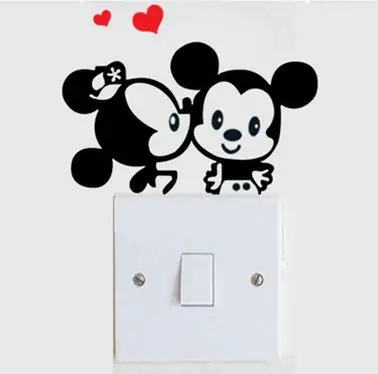 Cartoon Mickey Heart switch sticker wall sticker for kids rooms wall decor Bedroom wedding decoration
Cartoon Mickey Heart switch sticker wall sticker for kids rooms wall decor Bedroom wedding decoration
