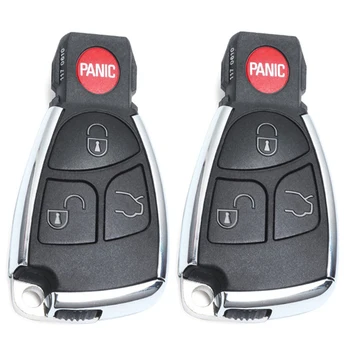 KEYECU 2 Pcs/lot Modified Smart Remote Car Key Shell Case 3 Button+Panic for Mercedes-Benz CLS C E S
KEYECU 2 Pcs/lot Modified Smart Remote Car Key Shell Case 3 Button+Panic for Mercedes-Benz CLS C E S