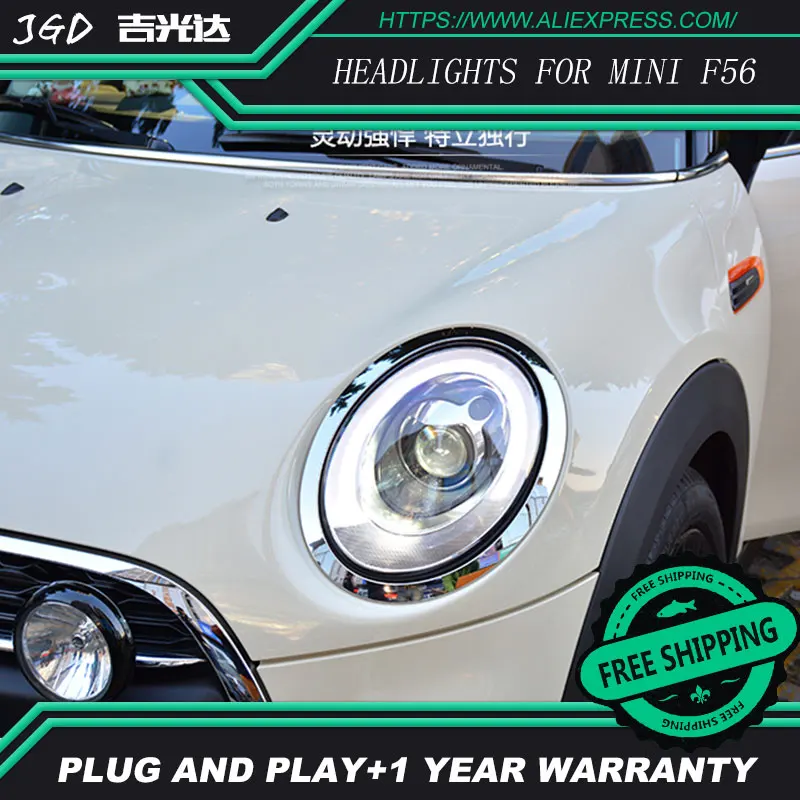 Car Styling Head Lamp case for Mini F56 Headlights 2012-2014 LED Headlight DRL H7 D2H Hid Option Angel Eye Bi Xenon
Car Styling Head Lamp case for Mini F56 Headlights 2012-2014 LED Headlight DRL H7 D2H Hid Option Angel Eye Bi Xenon
