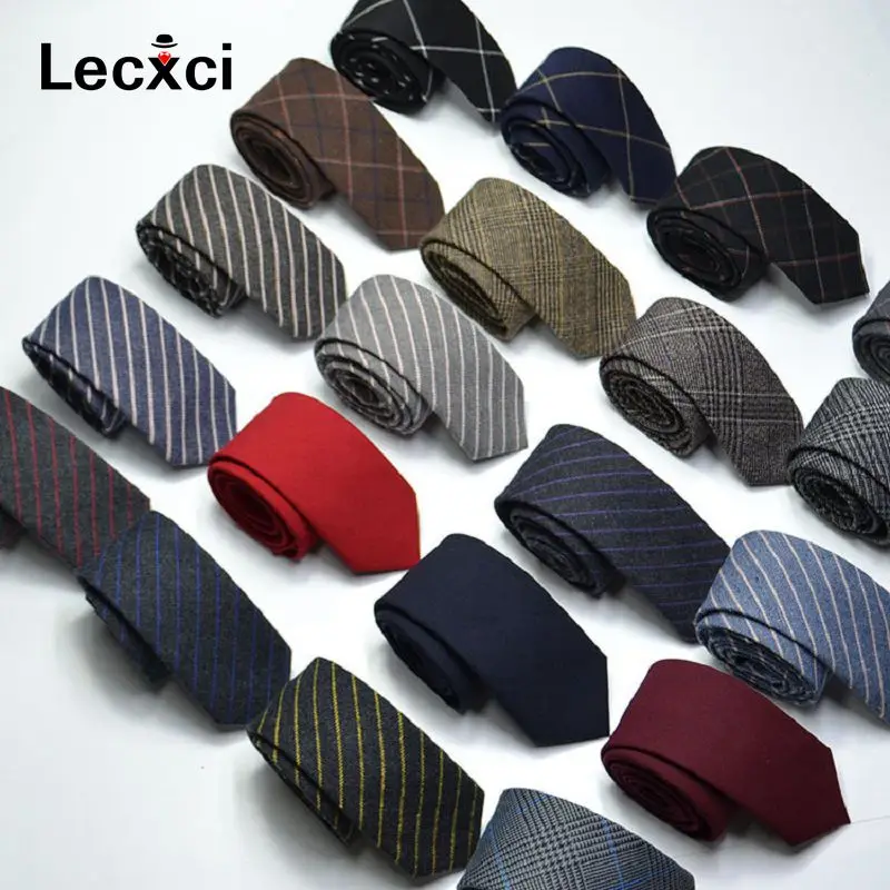 Mens Ties 6cm Classic Cotton Handmade Skinny Neck Ties for Men Striped Narrow Collar Slim Cashmere Tie Casual Plaid Tie
Mens Ties 6cm Classic Cotton Handmade Skinny Neck Ties for Men Striped Narrow Collar Slim Cashmere Tie Casual Plaid Tie