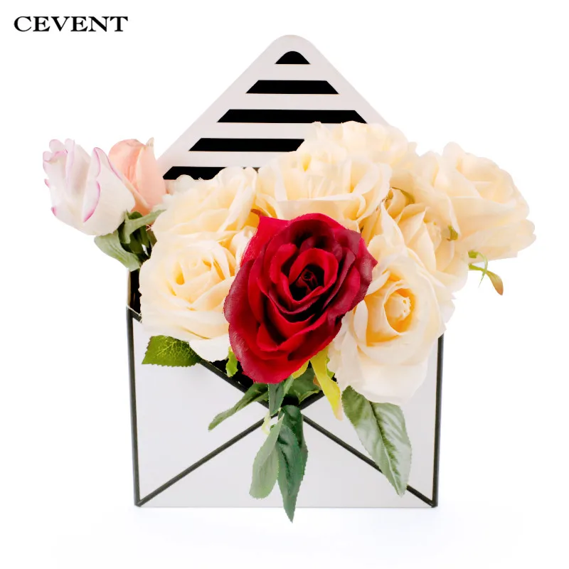 CEVENT 1pcs Envelope Shape Fold Flower Box PaperBoard Flowers Box For Wedding Decoration Gift Box Flower Making Hand 30*20*7.2cm
CEVENT 1pcs Envelope Shape Fold Flower Box PaperBoard Flowers Box For Wedding Decoration Gift Box Flower Making Hand 30*20*7.2cm