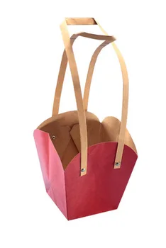 Red Waterproof Kraft Paper Flower Packing Bags With Paper Rope and Rivet Bonsai Package Three sizes Flower Pot Carrier
Red Waterproof Kraft Paper Flower Packing Bags With Paper Rope and Rivet Bonsai Package Three sizes Flower Pot Carrier