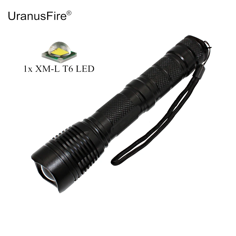 LED Flashlight XM-L T6 Zoom Torch Camping Light Fishing Lamp for AAA/18650/26650 Battery Lanterna
LED Flashlight XM-L T6 Zoom Torch Camping Light Fishing Lamp for AAA/18650/26650 Battery Lanterna