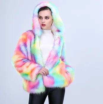 soup dream Women Elegant Fur Coats Colorful Faux Fur Coat Multicolor Long Sleeve Collarless Casual Woman Winter Fur Coats S-3XL
soup dream Women Elegant Fur Coats Colorful Faux Fur Coat Multicolor Long Sleeve Collarless Casual Woman Winter Fur Coats S-3XL