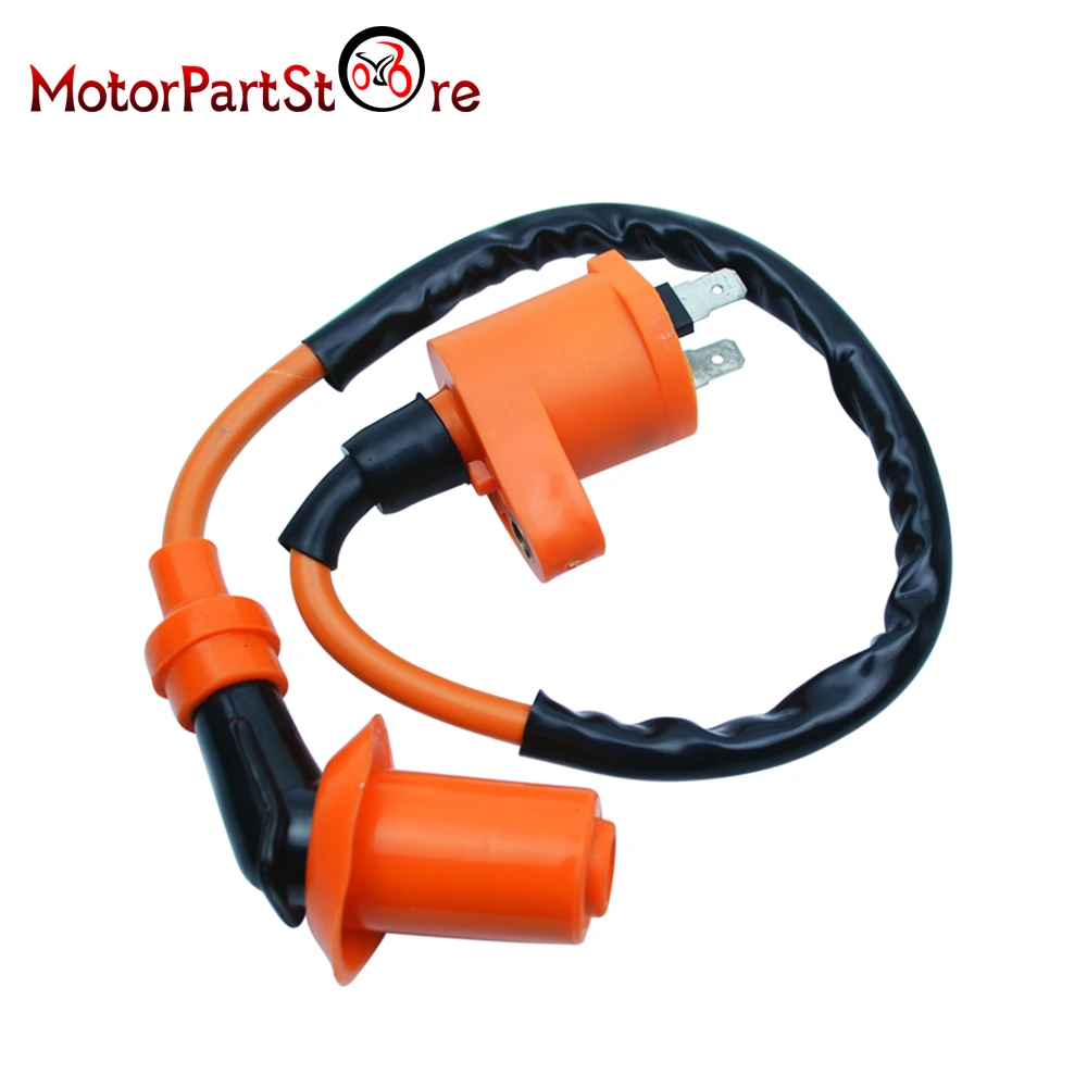 High Quality Racing Ignition Coil For GY6 150cc Engines Moped Scooter ATV Quad Motorcycle *
High Quality Racing Ignition Coil For GY6 150cc Engines Moped Scooter ATV Quad Motorcycle *